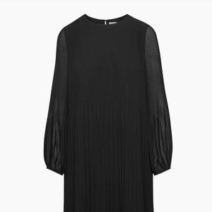 Aritzia Wilfred Daydreamer Midi Dress in Navy Size Small